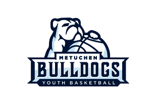 metuchen bulldogs basketball sports logo design
