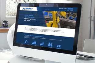 automation machinery manufacturing company branding and website