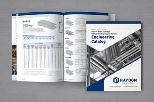 Catalog design and production for metal manufacturing products company
