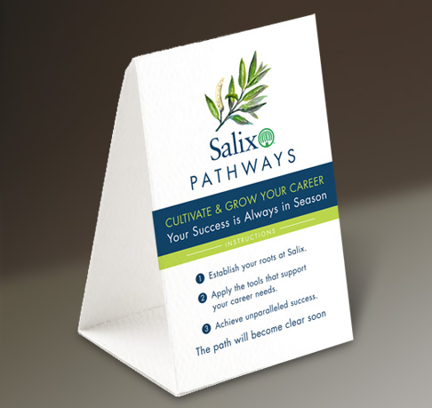 pathways table tent card design
