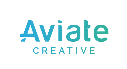 Aviate Creative company logo design