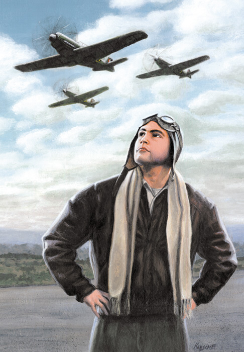 aviator book cover illustration
