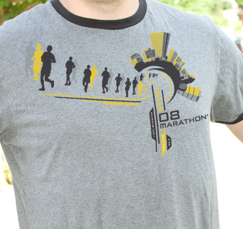boston marathon t-shirt design