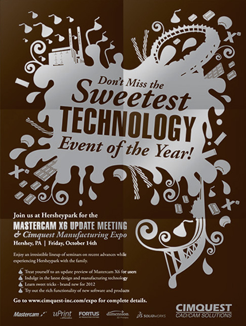 direct mail invitation poster design