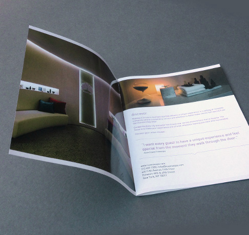 brochure inside spread design