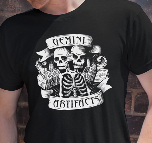 T-shirt design for Gemini Artifacts