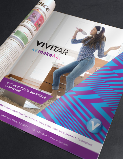 fun advertisement for vivitar in dealerscope magazine