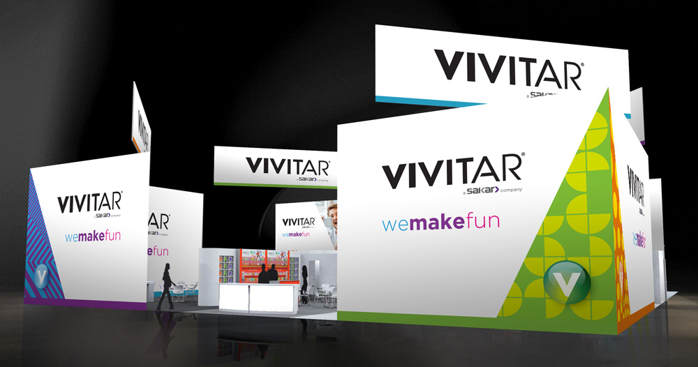 vivitar electronics trade show exhibit design