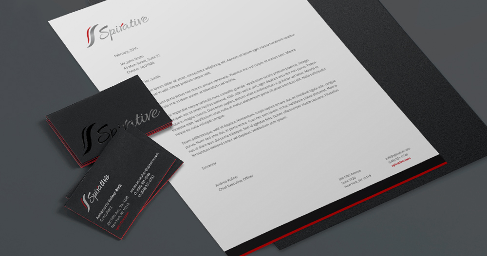 amazing cool elegant business cards and letterhead design