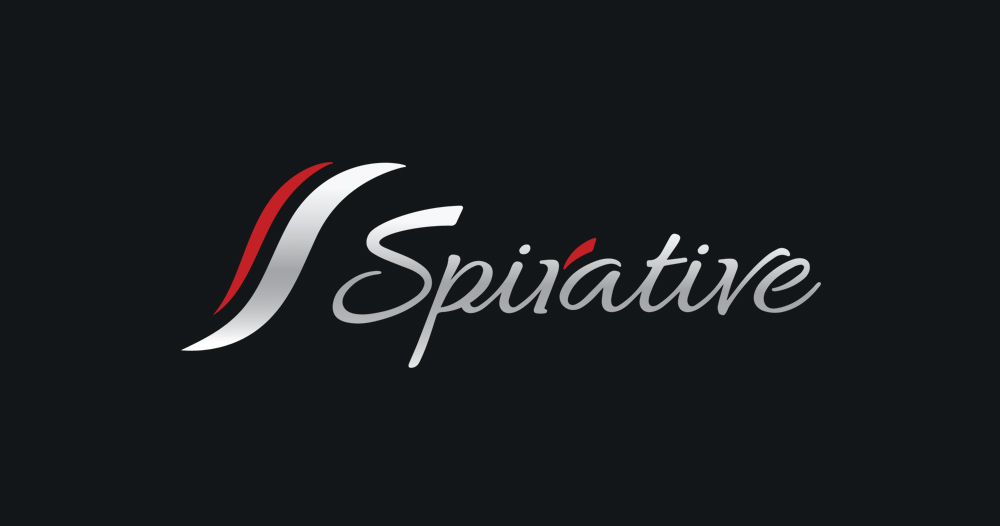 Spirative script shiney logo design
