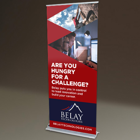 Belay Technologies trade show display design