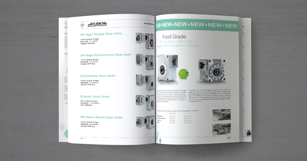 Design agency for manufacturing company product catalog design