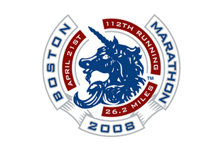 boston marathon logo and apparel design