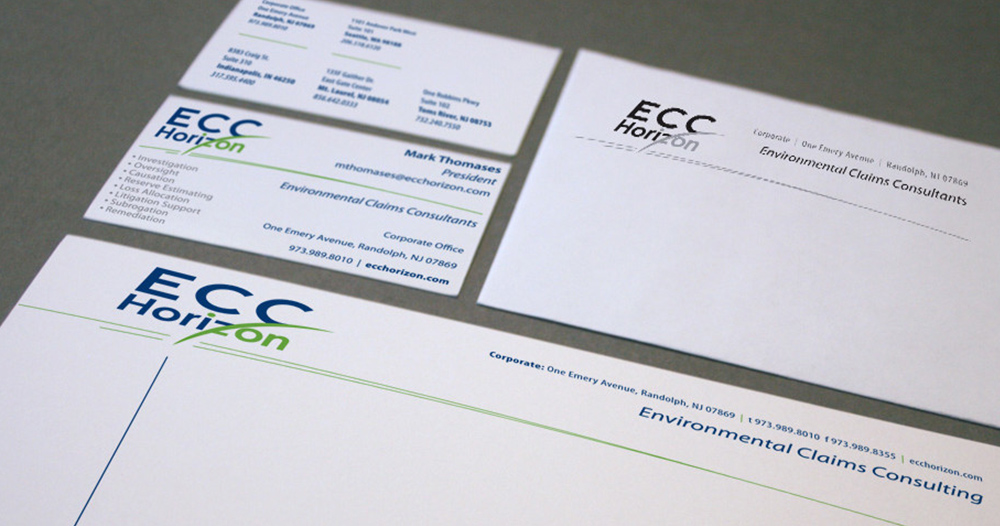 ecc environmental contractor logo design
