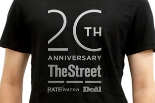 Thestreet 20th anniversary apparel design