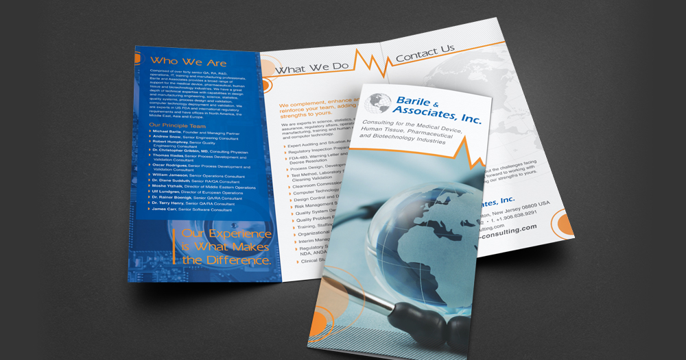 brochure design for medical consultancy