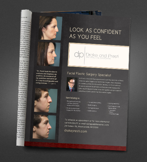 medical plastic surgeon advertisement brochure design agency