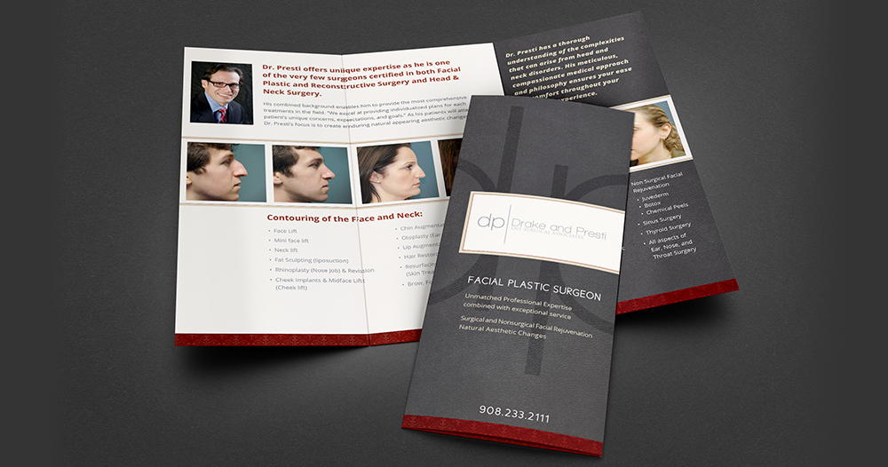 brochure for plastic surgeon doctor practice