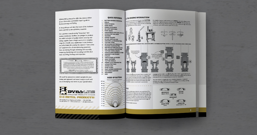 metal Manufacturing product catalog design and production