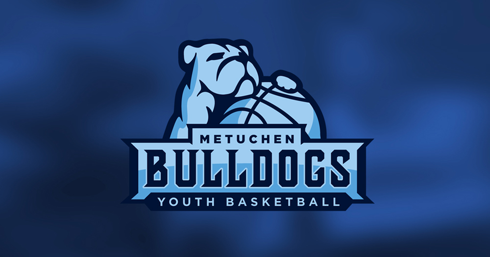 Metuchen Bulldogs Youth Basketball Logo branding agency