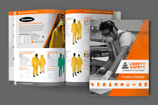 safety products catalog design agency