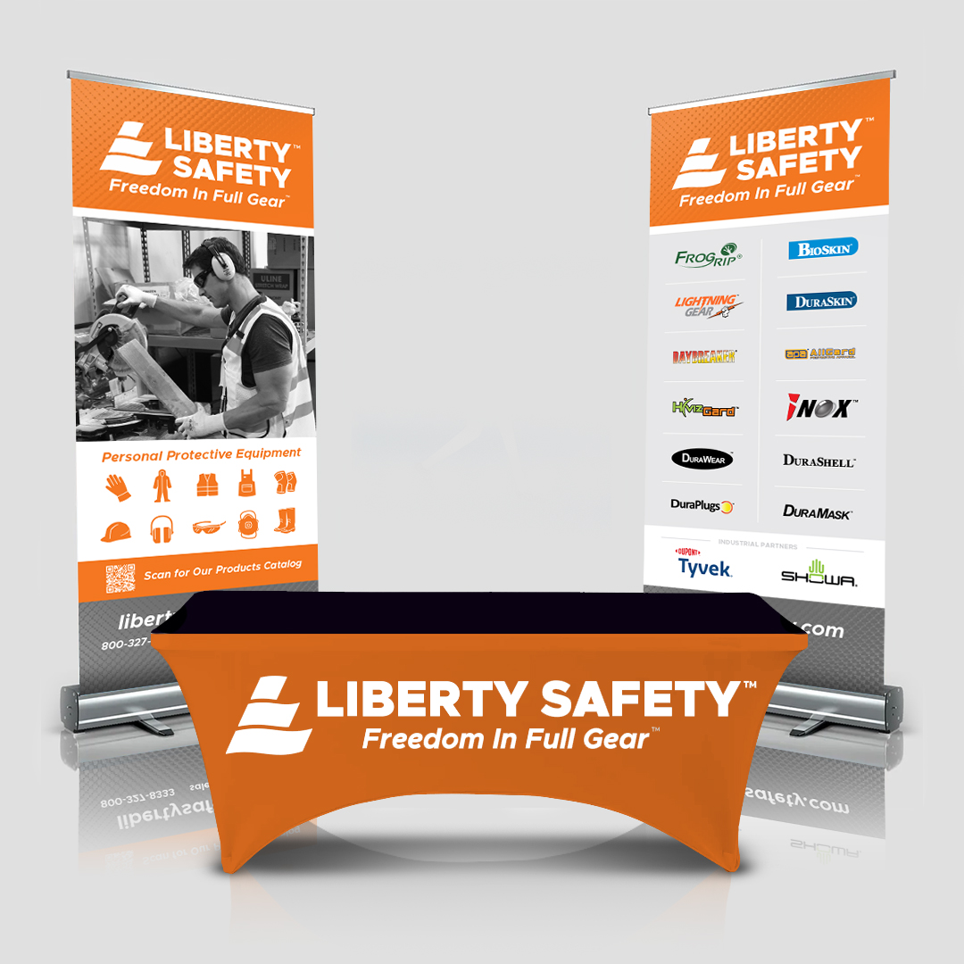 safety products company retractable banner design