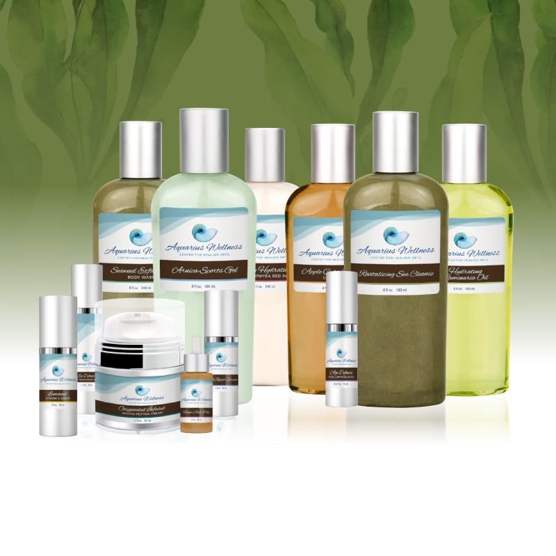 wellness center spa product packaging design