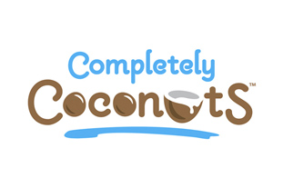 coconut food and beverage branding logo
