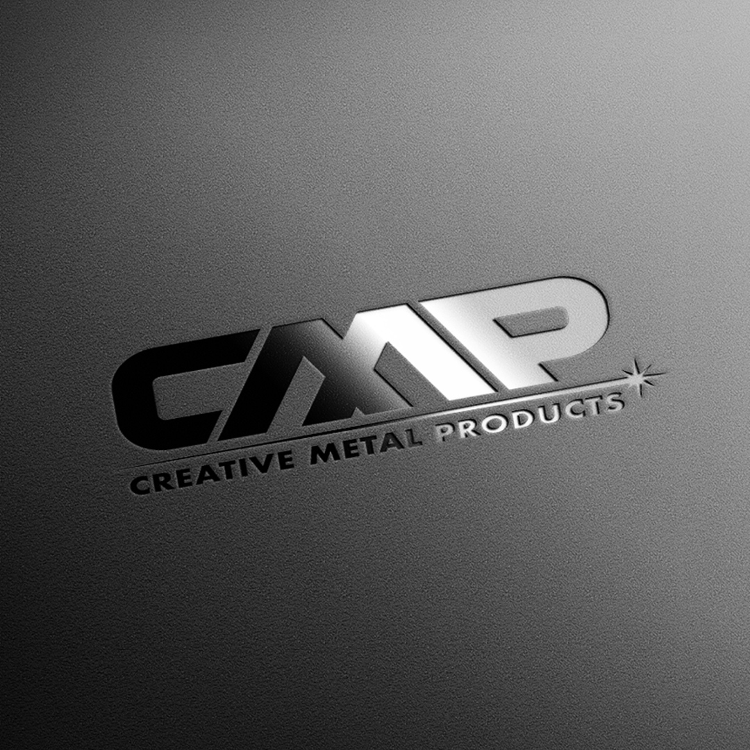Creative Metal Products logo design mockup
