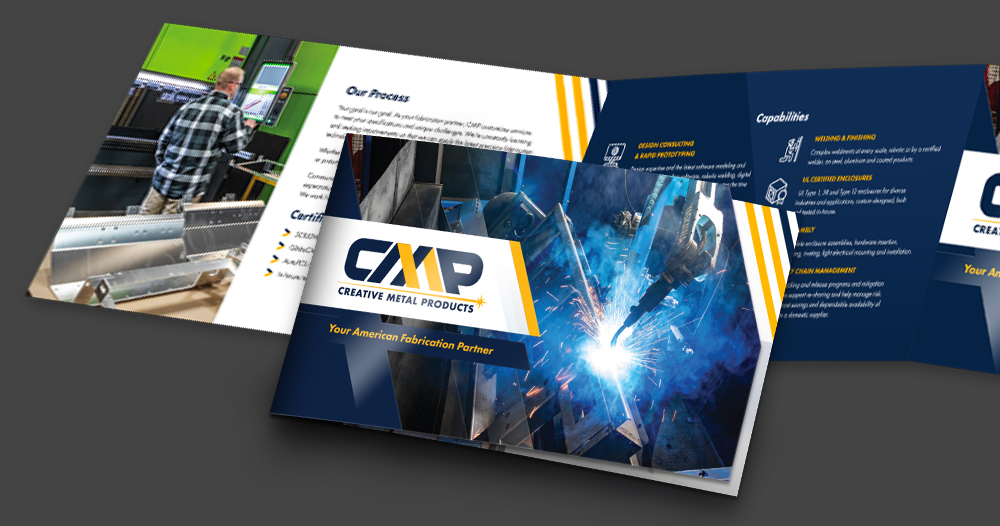 Manufacturing fabrication brochure design