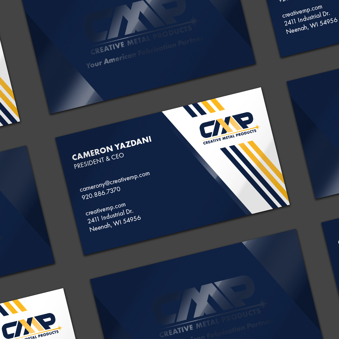 fabrication company business card design
