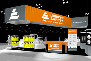 safety products technology trade show booth design