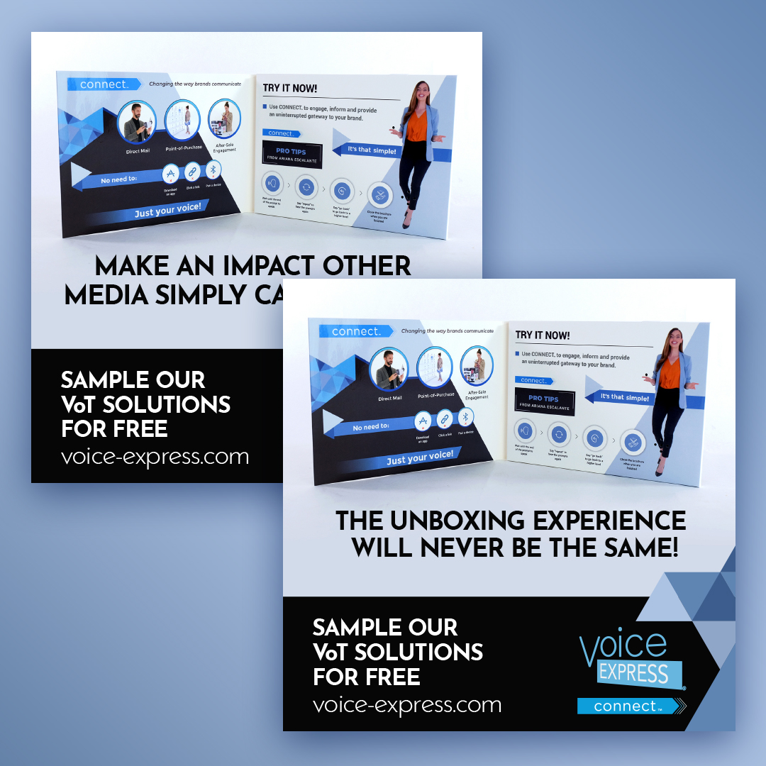 Voice Express manufacturing digital advertising design
