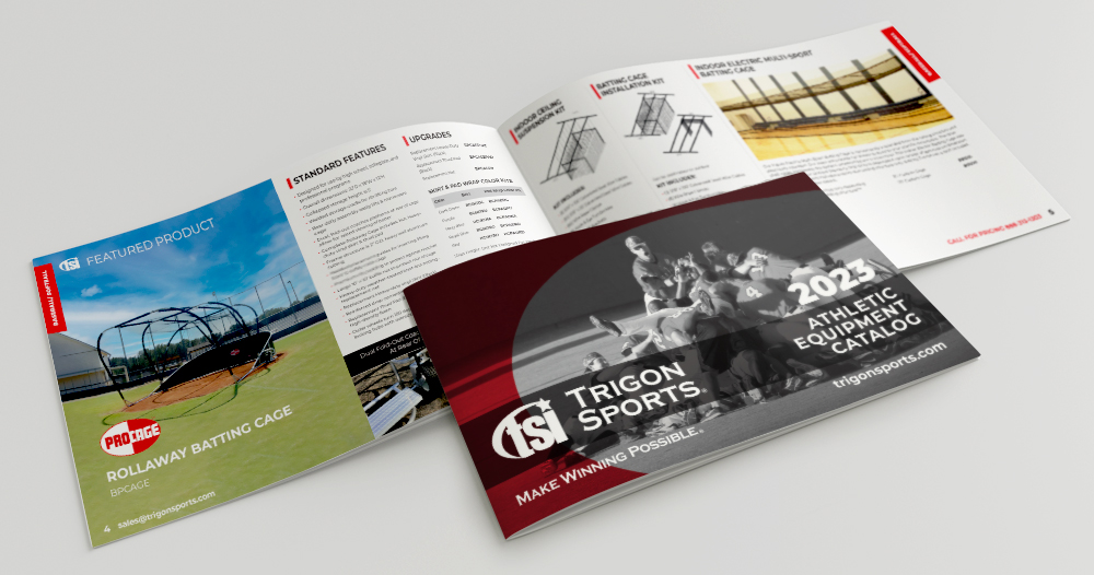 Trigon Sports Catalog Design