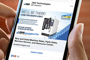 JBM technology advertising design