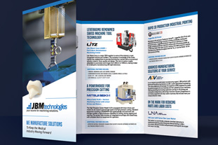 jbm technology brochure design
