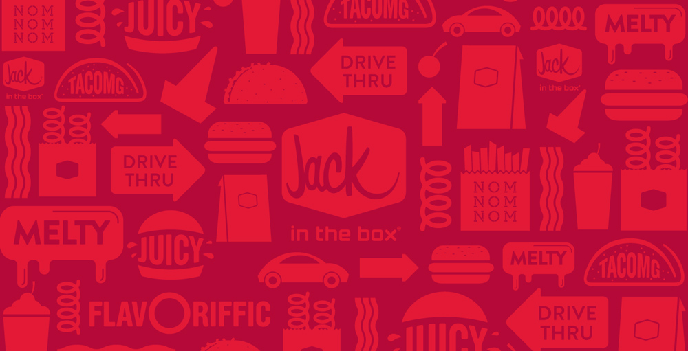 fast food restaurant graphic design
