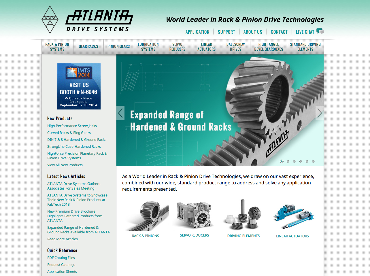 Atlanta manufacturing company website design