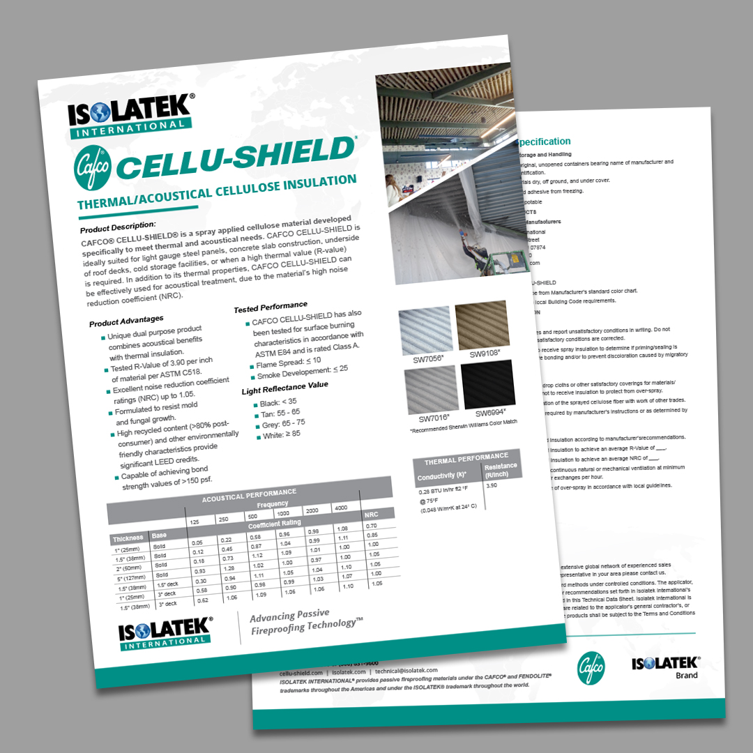 Isolatek Insulation company sales sheets design