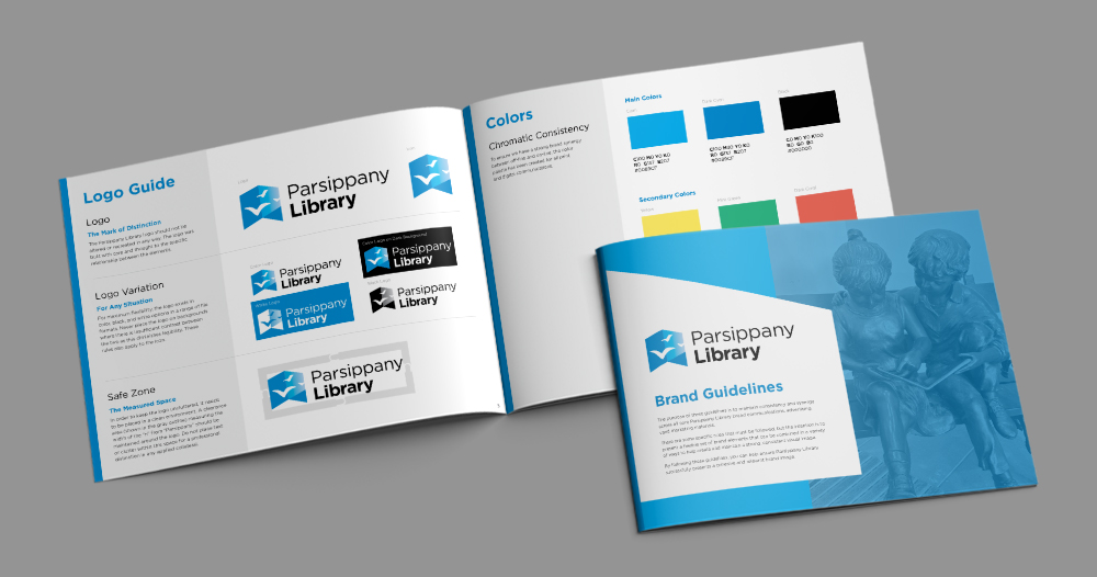 public library branding guidelines design