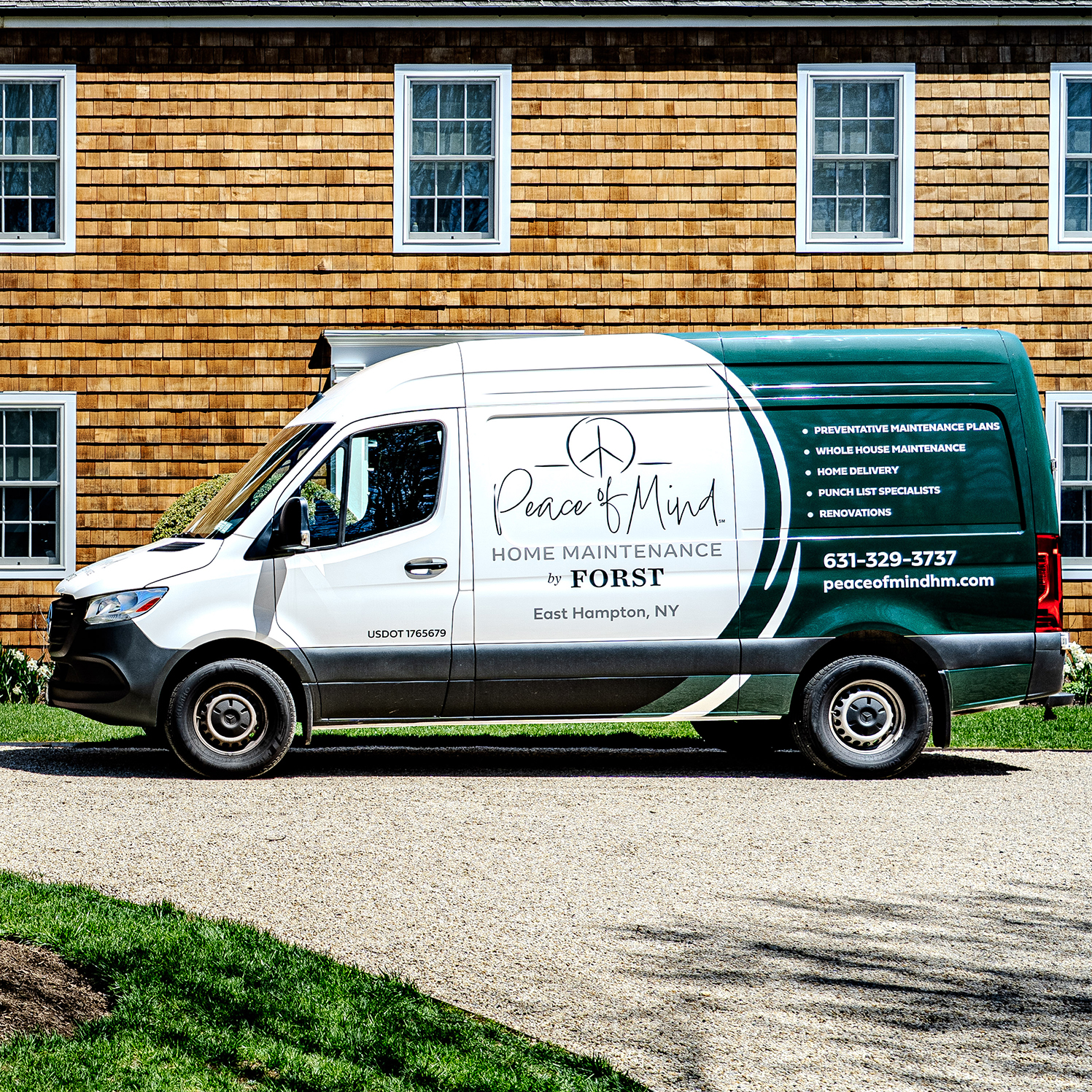 Peace of Mind Home Maintenance Vehicle Van Wrap