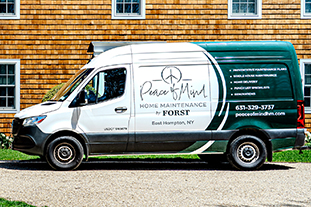hamptons new york home Maintenance truck vehicle Van wrap design