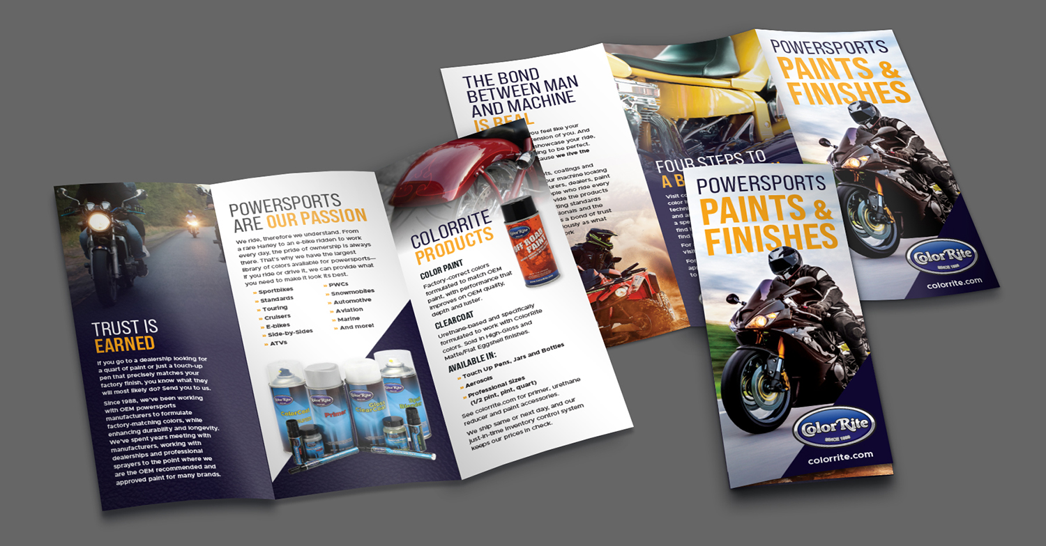 ColorRite Brochure layout print design