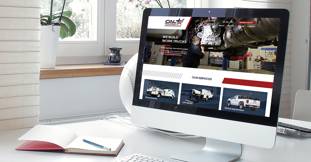 Cal Trucks custom upfitter website design