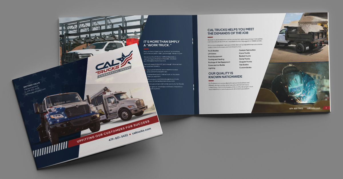 cal trucks caltrucks upfitter catalog design