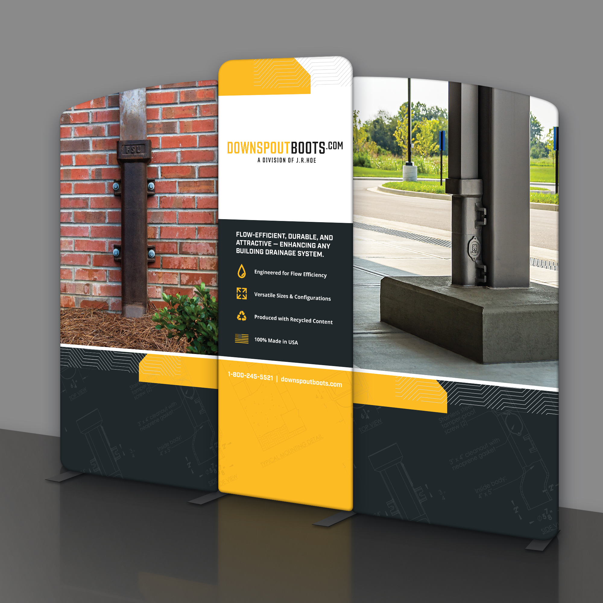 JR Hoe Retractable Banner Design