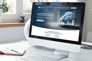 weather software website design