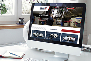 brand refresh print materials website design