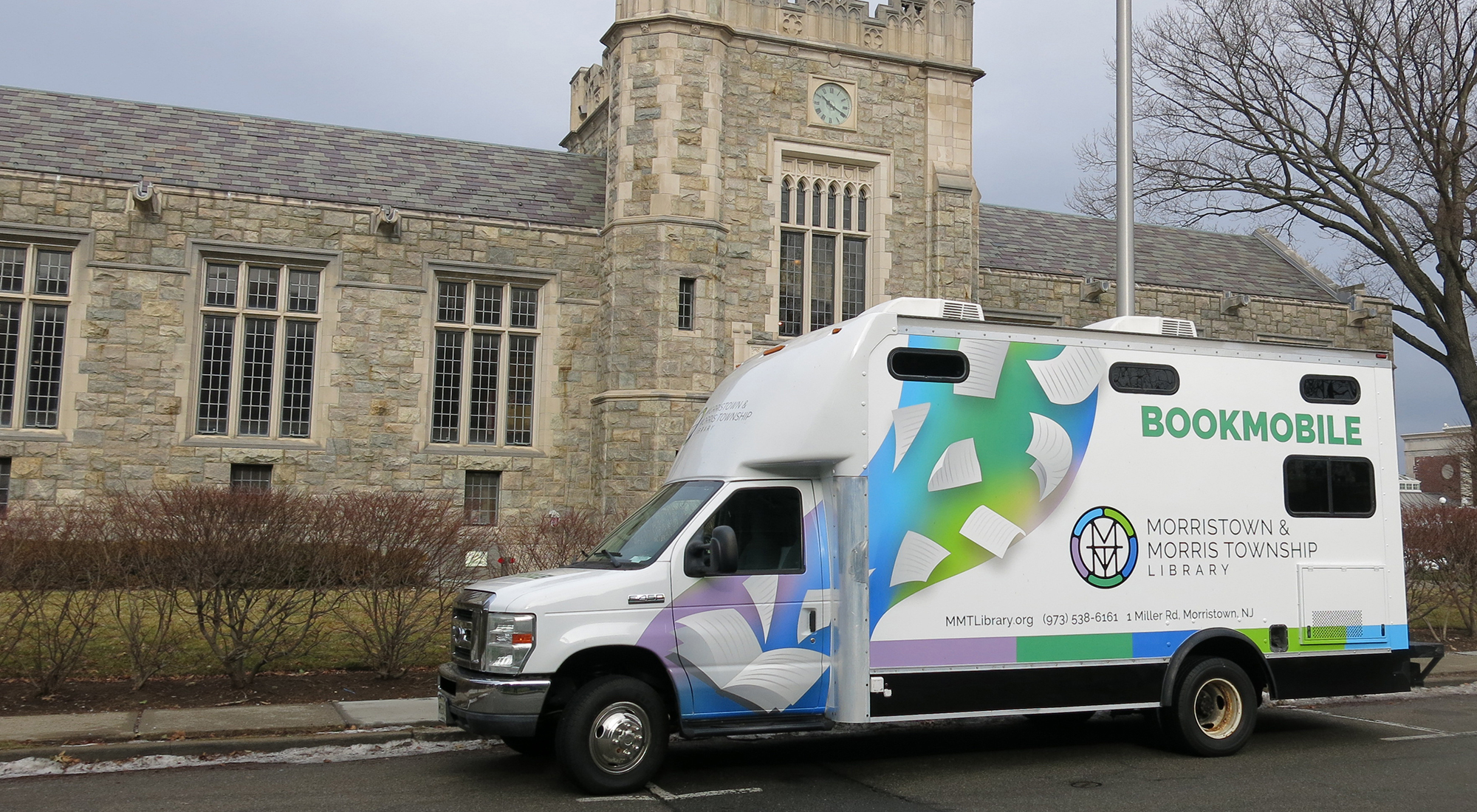 Morristown library bookmobile Truck Wrap