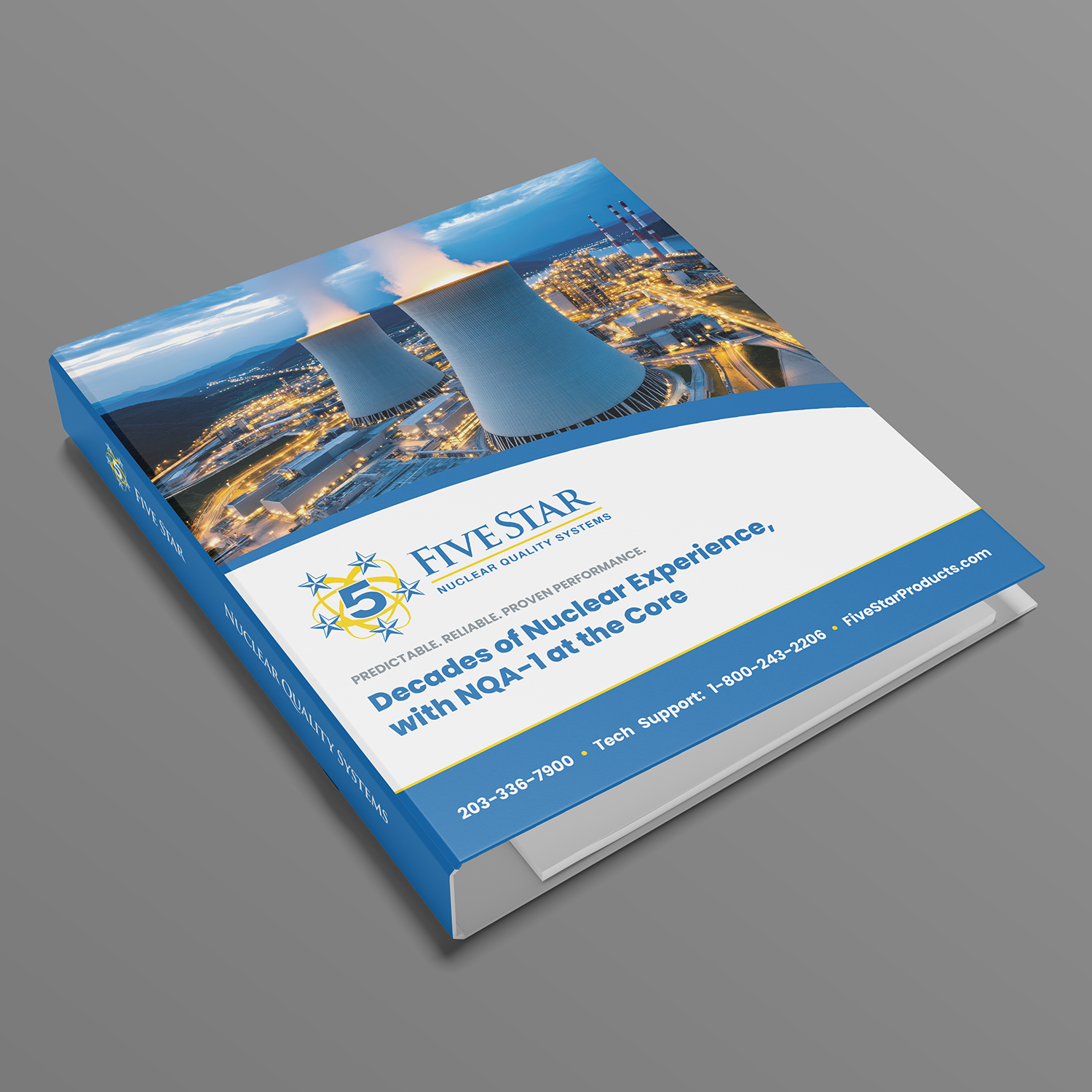 five star products print project binder design